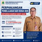 Dampak Kabut Asap, Disdikbud Kapuas Hulu Perpanjang Masa Pembelajaran dari Rumah hingga 5 September